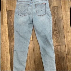 Hudson Women's Blair High Rise Light Blue  Skinny Ankle Jeans Size 31